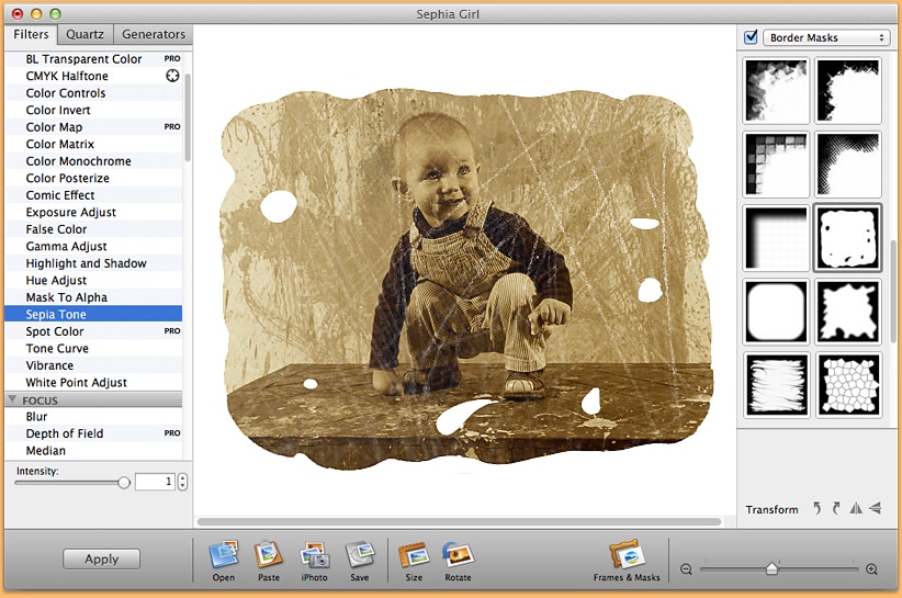 Free photo editing software interface