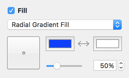 Radial gradient